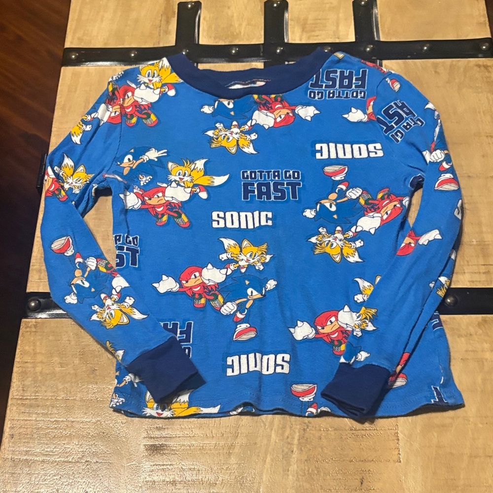 Mixed Kids Pajama Pants Bundle - Holiday Lights, Sonic, Ghosts - Picture 6 of 8